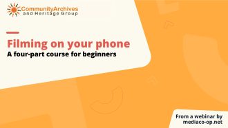 Filming on your phone – Introduction