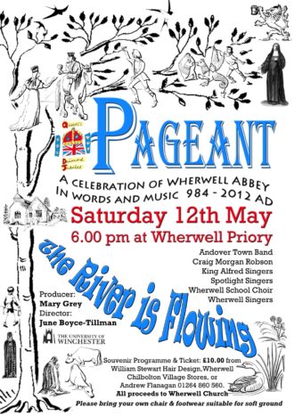 WHG Event - Pageant Poster | Wherwell History Group