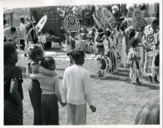Children at carnival. Late twentieth century.