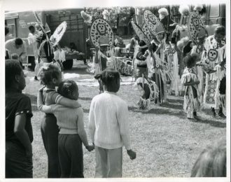 0004 Children at carnival. Late twentieth century.