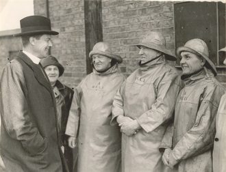 Gorleston Lifeboat Crew, 1939, with Gorleston Vicar, Rev D Dick