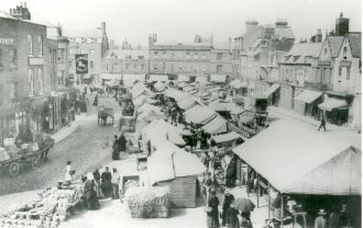 1984_Wisbech_market_place Wisbech Museum Community Archives Network