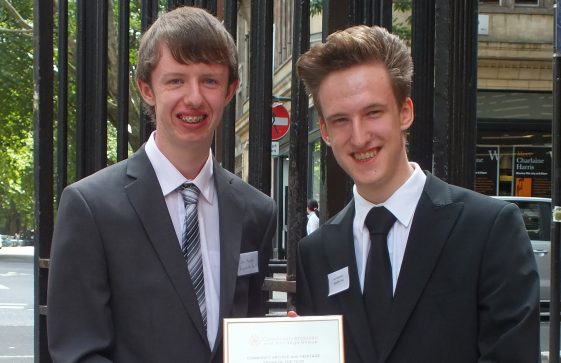 Canvey Island teenagers win Community Archive and Heritage Group of the Year 2012