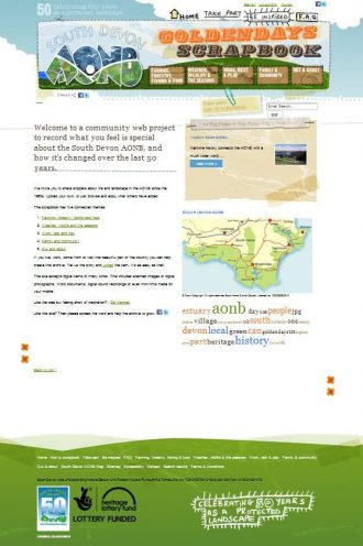 This is a screengrab of the site in March 2011