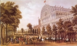 Great Exhibition from Rotten Row in 1851