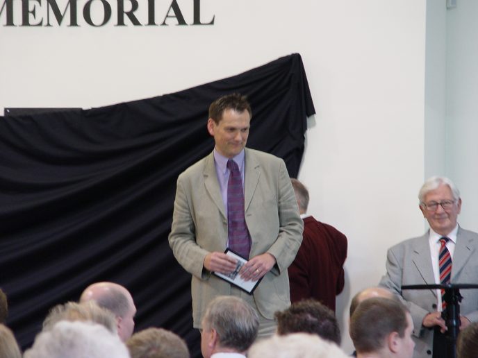 Paul_Booth_Head Paul Booth, BA (Hons), NPQH, Head teacher of Ogmore Vale Primary School, a keen supporter of the Society, starts the proceedings.