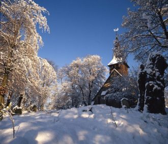 St Peter's Church in Winter
