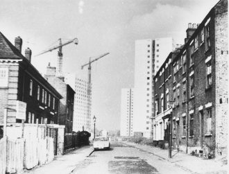 Willoughby_St_1960s A mid-1960s pic of the Lenton high-rise fats under construction. The only building in the area not to be demolished is on the left of the pic and is now known as The Lenton Centre.