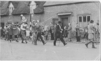 ccanyyy6yyx7002304 Band in fancy dress at Soham Carninval, C1950