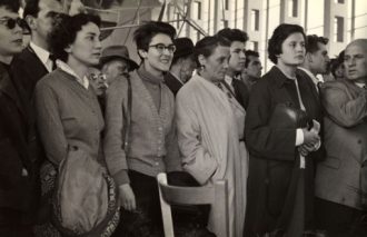 Clarion singers in Czechoslovakia, 1957
