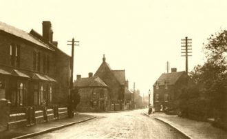 The old turnpike road from Birmingham to Kidderminster, c1900.