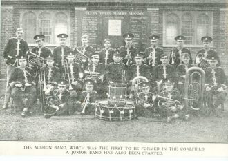 The Glynn Vivien Miners Mission Band, circa 1930