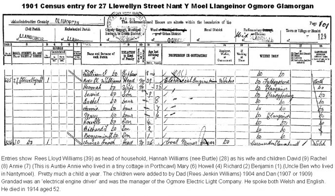 llewellyn_street_census_entry Seeking Dan Williams