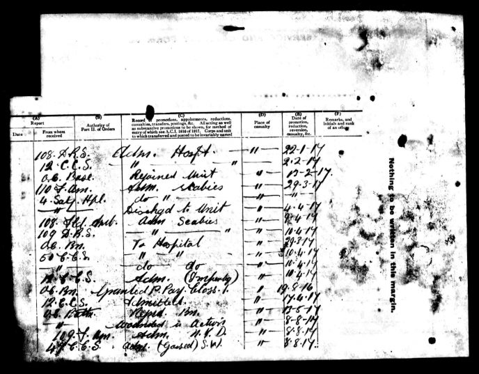 t_adams_war_record_15 An old soldier of the '36th (Ulster) div