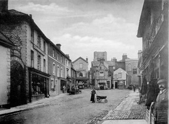 North Walsham Market Street in the 19th Century. North Walsham & District Community Archive