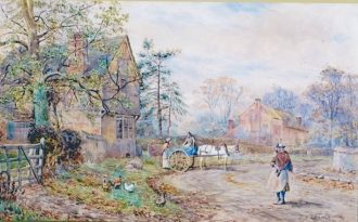 Painting of Braunstone, Leicestershire | Braunstone Heritage Archive Group