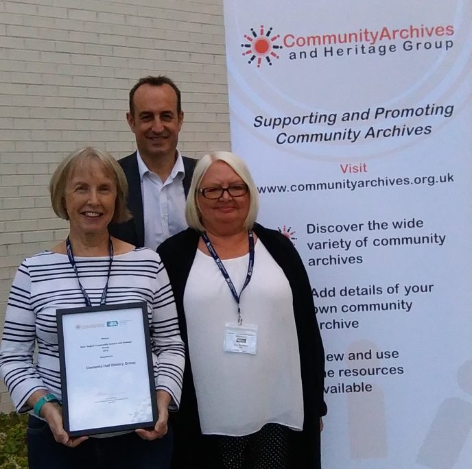 Clements hall award winners 2018 Clements Hall Local History Group winners of the Digital award
