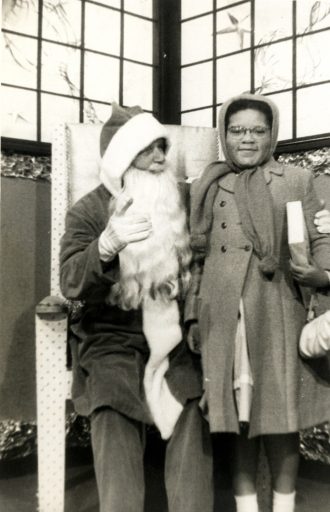 AnnwithFatherChristmasLewis1950s024 The Ahmed Iqbal Ullah Race Relations Resource Centre