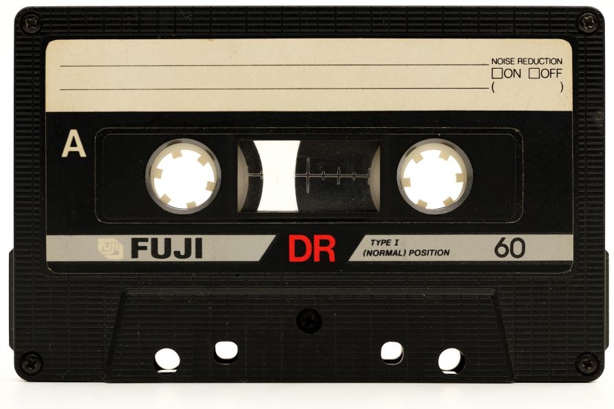 cassette tape A magnetic tape. The researchers would like to know more about collections that contain this media format, and learn how they are being cared for and digitised. | Image by Bruno Glätsch from Pixabay