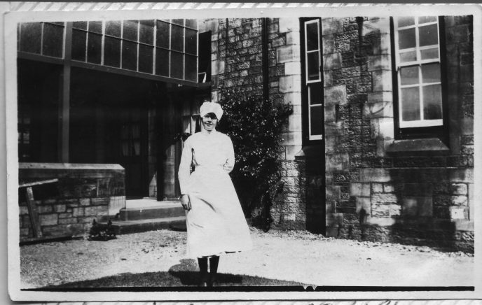 18.0014-Rodgett-Sister Elizabeth Parkinson, Senior Nurse (Sister) on Rodgett Infirmary at the Royal Albert Institution 1929 | Image courtesy of Lancashire Learning Disability Institutions, and Mrs Maureen Gerrard