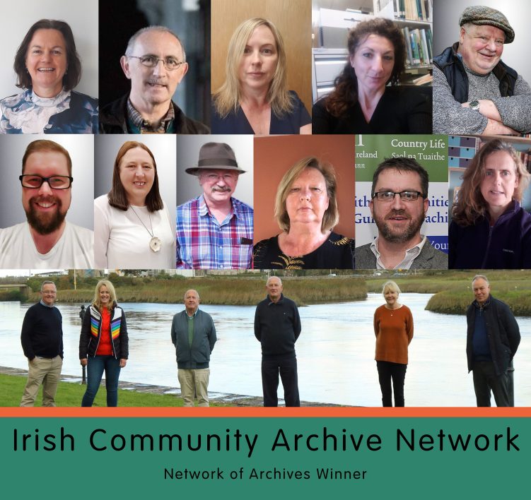 Irish Community Archives Winner JPEG Irish Community Archives Network. Network of Archives Winner, 2020