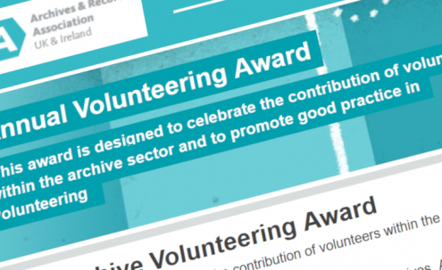 ARA Archive Volunteering Award for 2021