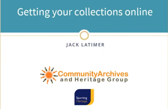 Getting your collections online