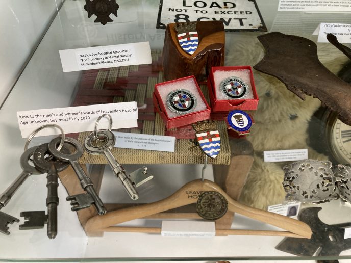 Leavesden selection of objects Leavesden selection of objects | Image courtesy of Leavesden Hospital History Association