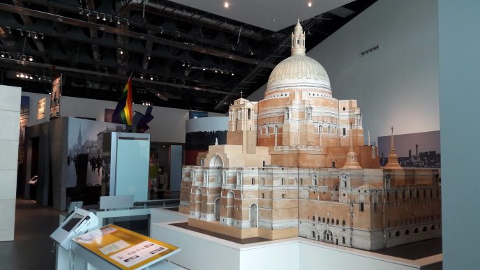 Model of Liverpool's proposed cathedral. Model of Liverpool's proposed cathedral. | Image courtesy of Benjamin Earl