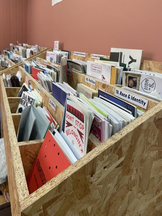 Zines at the Glasgow Zine Library Zines at the Glasgow Zine Library | Image courtesy of Glasgow Zine Library
