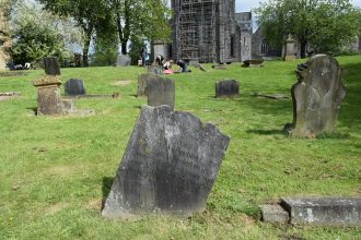 Survey at Abbey Close Secession Church Graveyard, opposite Paisley Abbey