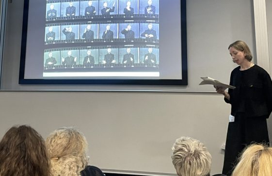 Claire Skinner, Deaf History Scotland, speaking at CAHG Conference 2026